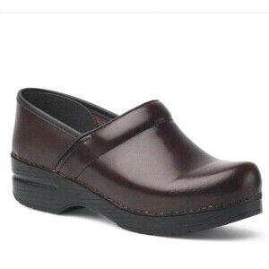Dansko Professional Clog Women's 9.5-10 EU 40 Cordovan Cabrio Clog Maroon Red